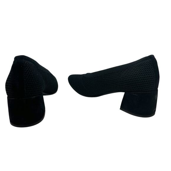 Eileen Fisher Gabby Recycled Stretch Knit Pump Heels Black Size US 8.5‎ - Picture 10 of 12